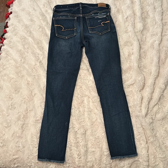American eagle jeans size 6 long super stretch - Picture 2 of 2